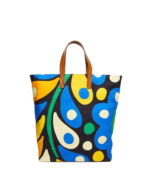 La DoubleJ Shopper Tote Bag Confetti Blu BAG0008COT005CON0004