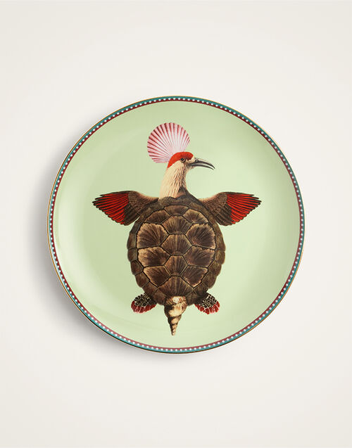 La DoubleJ Decorative Plate Turtlair Salvia DPL0001CER001TRL01GR06