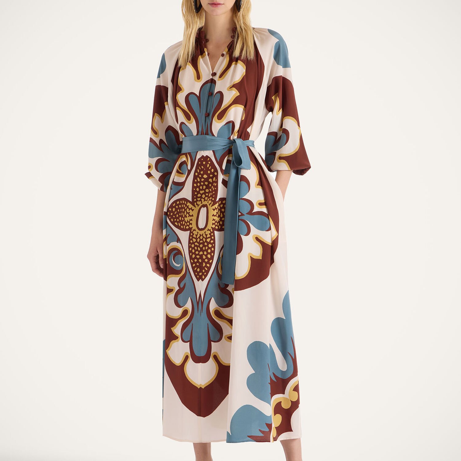 La Double J Midi Cerere Shirt Dress