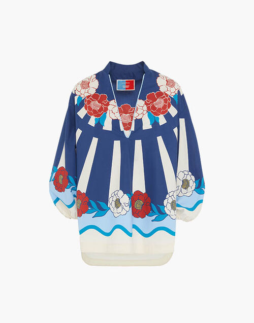 La DoubleJ Jackie Shirt Whitsun Placée Blue SHI0102COT015FSK03BU03