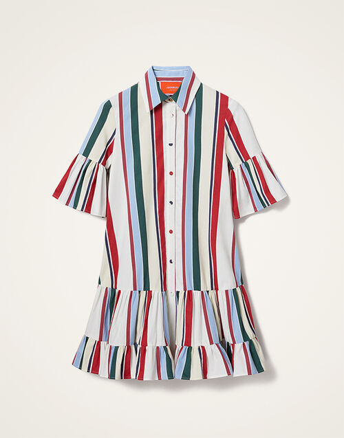 La DoubleJ Choux Dress Stripes Multicolor DRE0193JCQ106STR05MU01