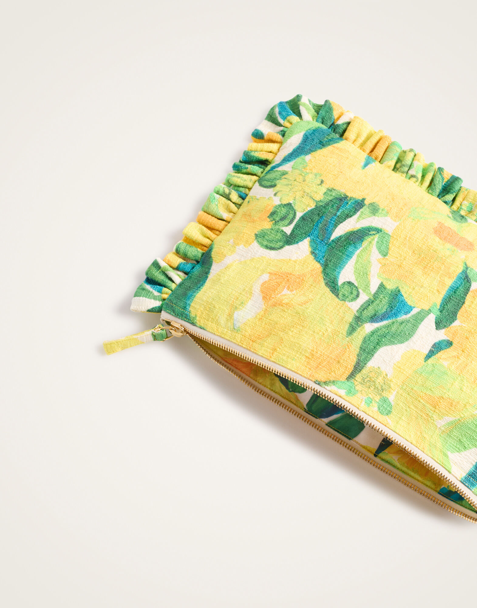 La DoubleJ Hand Pochette Zesty Yellow BAG0059COT005ZES01YE02