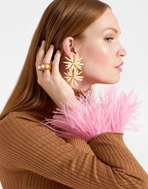 La DoubleJ Nefertiti Ring Solid Rust RIN0007POL007SOLIDOR04