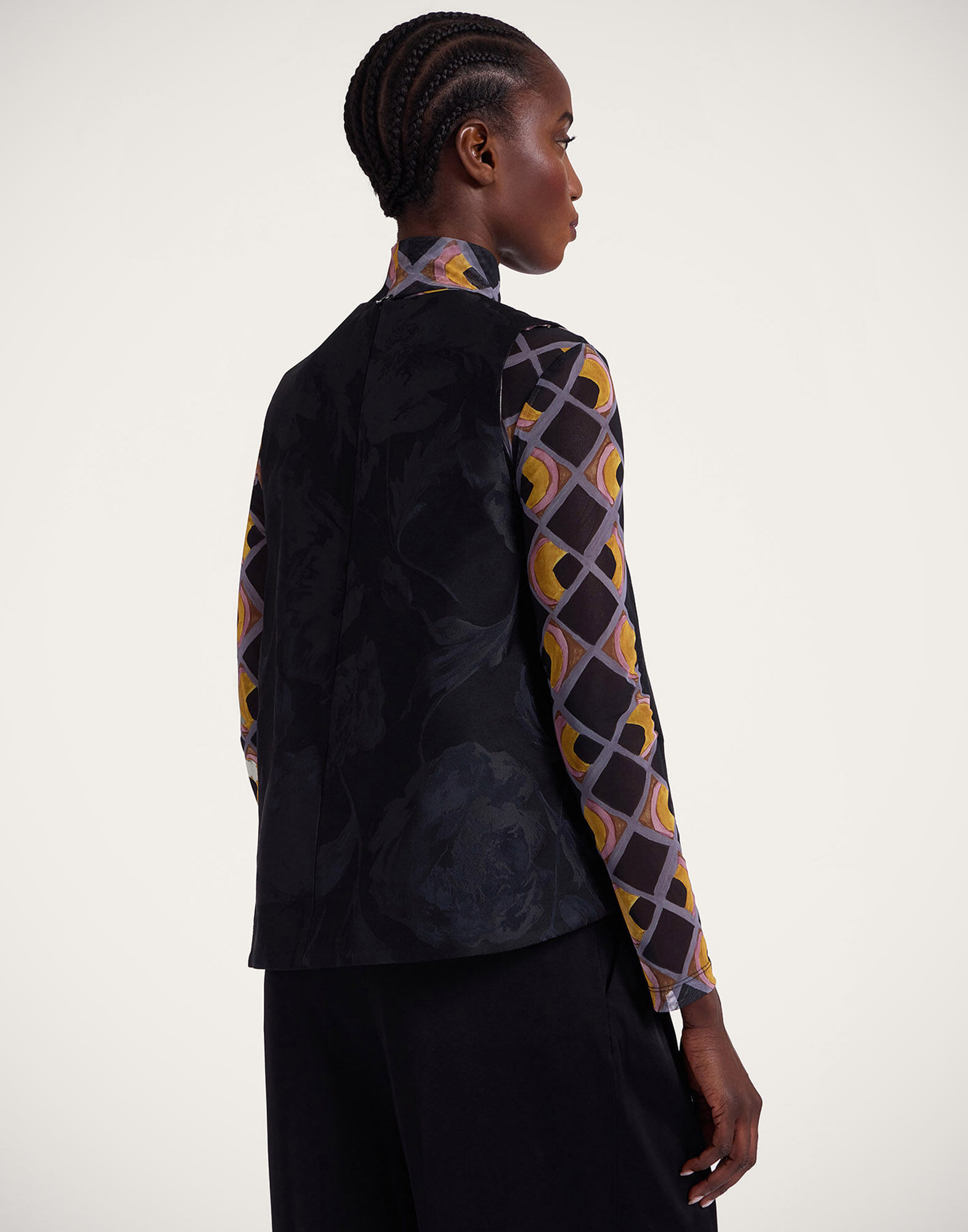 La DoubleJ La Scala Top Sylph Black TOP0144JCQ096SYL03BL01