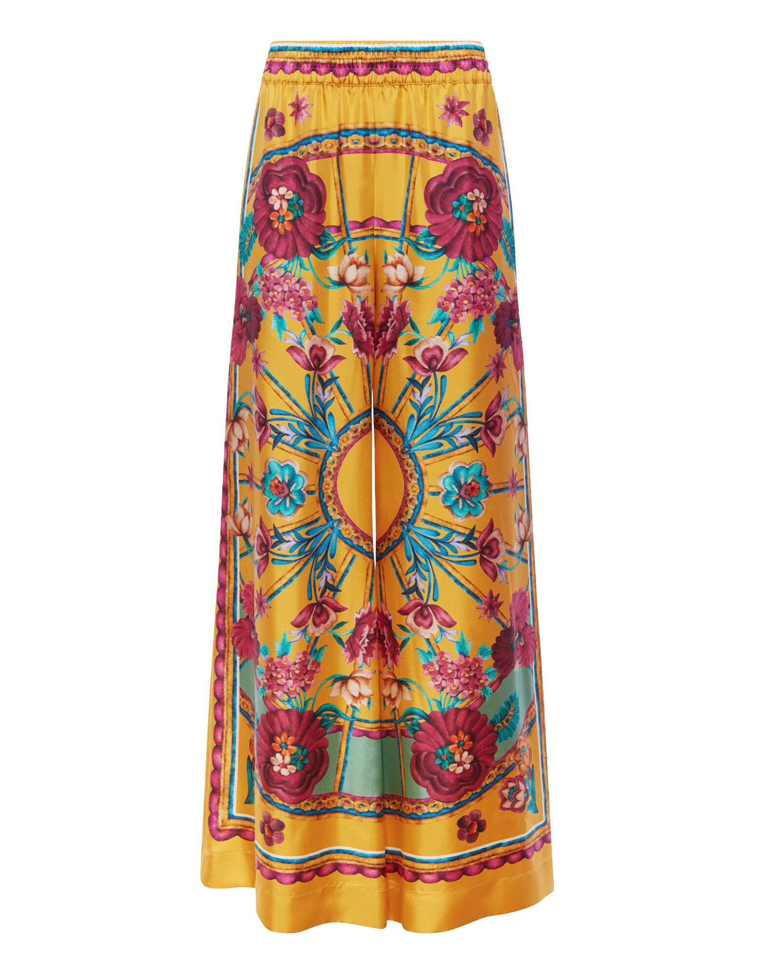 La DoubleJ Palazzo Pants Zodiac Plac&eacute;e Marigold TRO0026SIL006ZOD01OR05