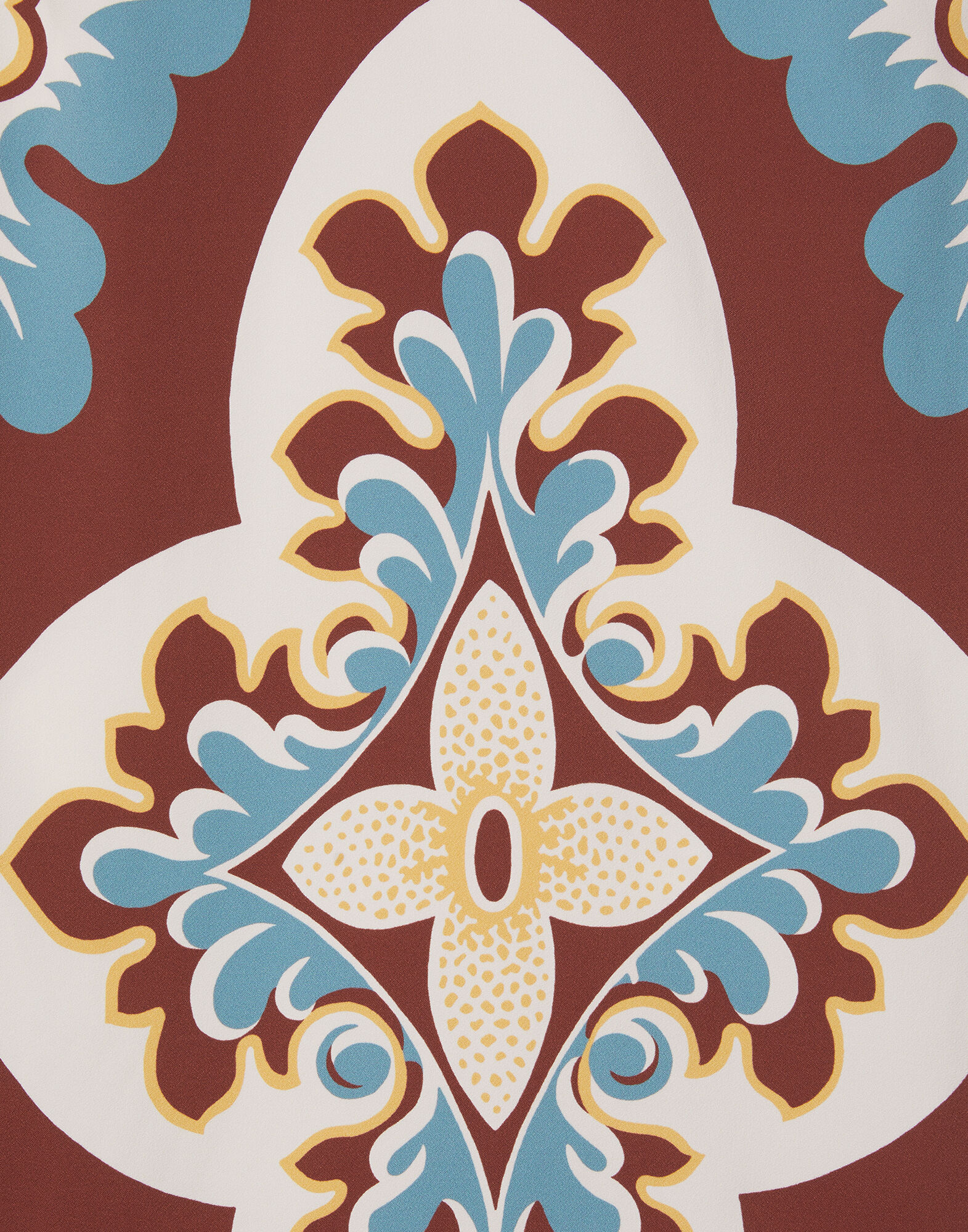 La DoubleJ Stretch Tunic Palazzo Plac&eacute;e Chocolate DRE0758VIS011PAL08BR07