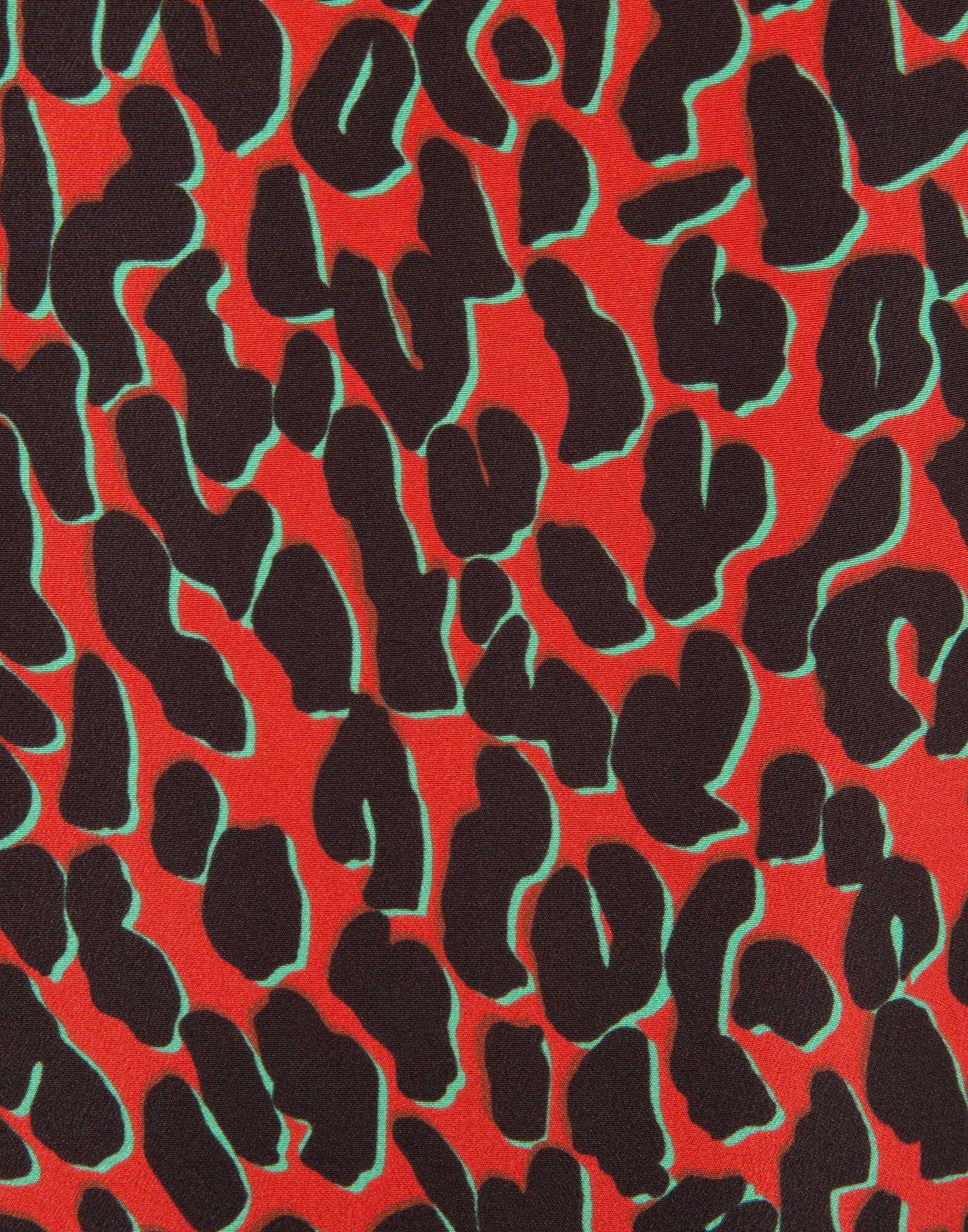 LaDoubleJ Hand Pochette Leopard Rosso BAG0002NYL001LEO0002