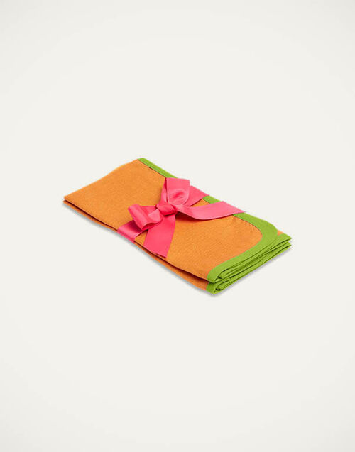 La DoubleJ Large Napkins Set Of 2 Rainbow Siena NAP0010LIN006RAI0035