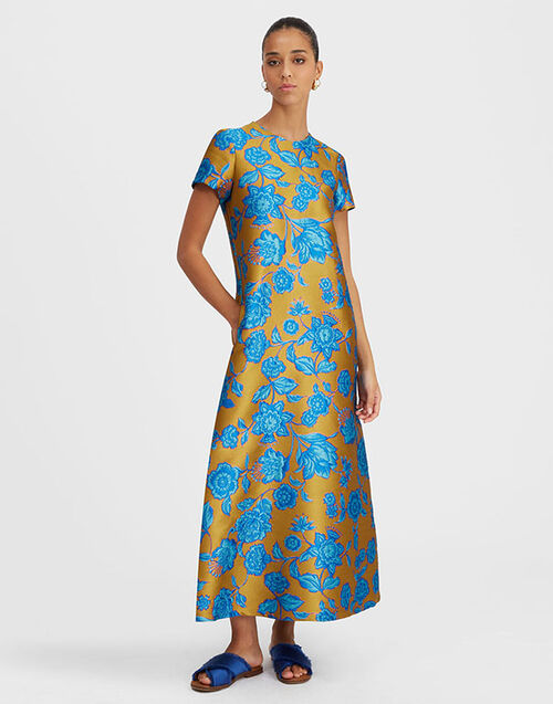 La DoubleJ Swing Dress Hottie Turquoise DRE0001JCQ073HOT02BU08