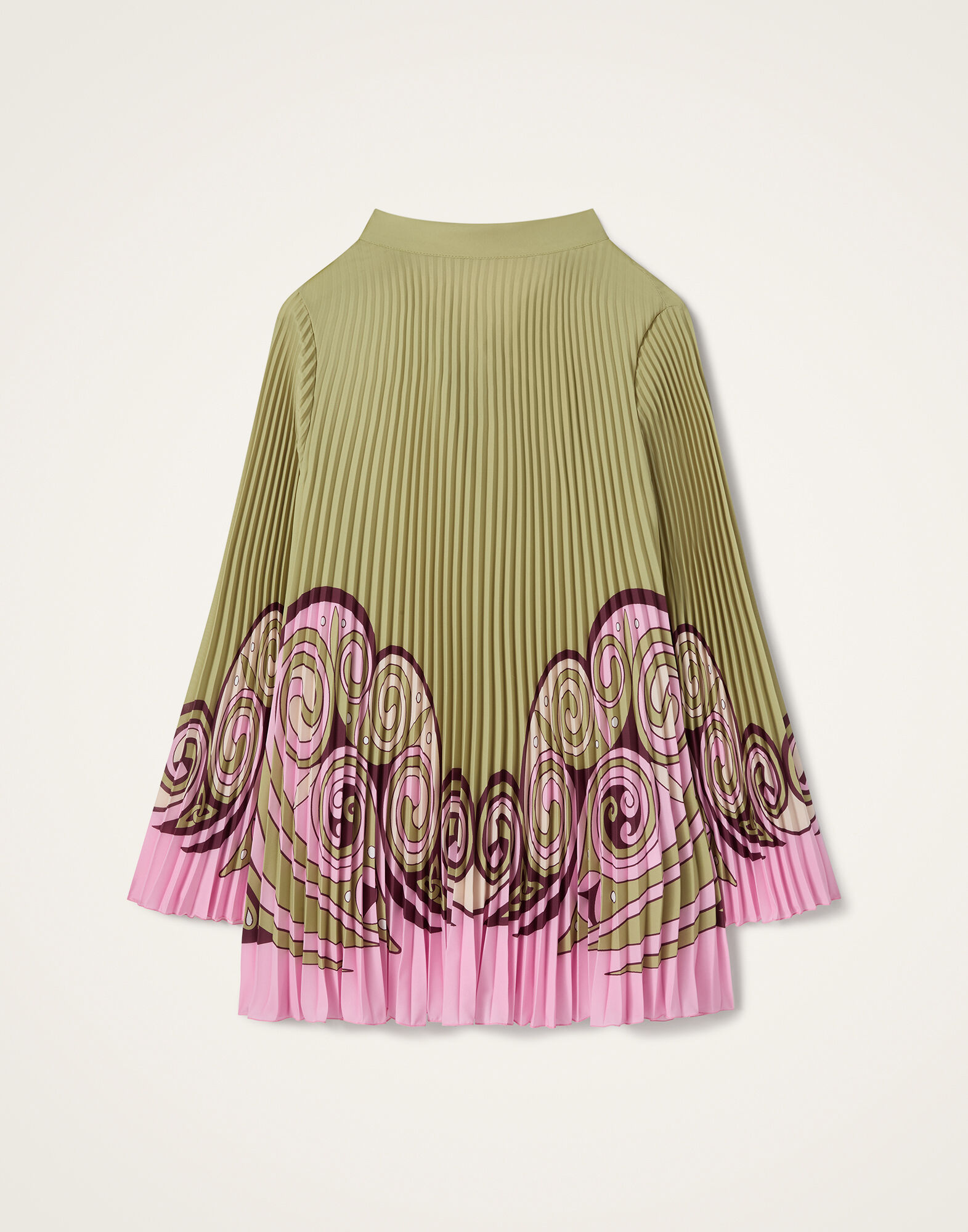La DoubleJ Twirling Tunic Kells Swirl Plac&eacute;e Green DRE1115CHF007KLS01GR02