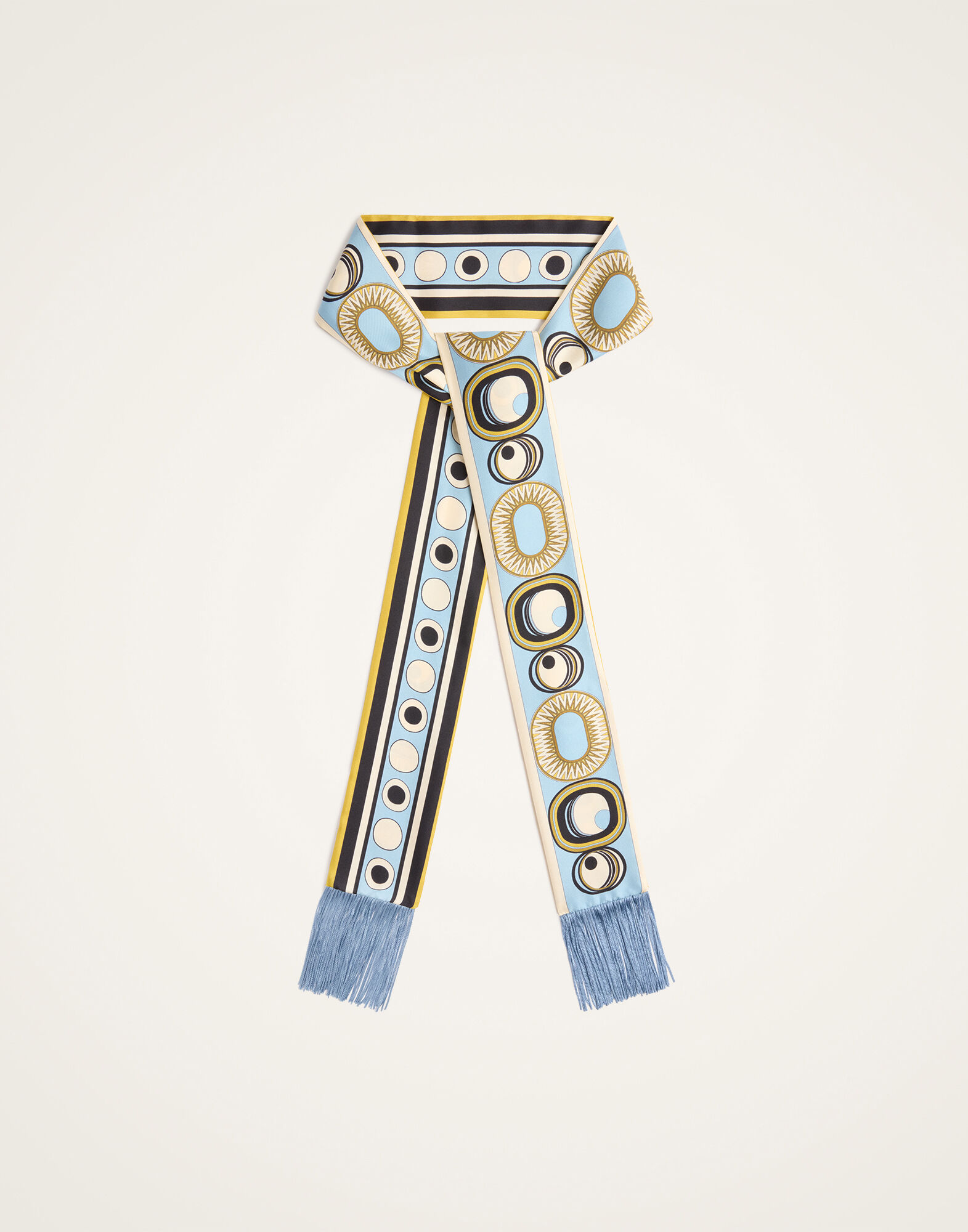 La DoubleJ Skinny Scarf Sanctuary Plac&eacute;e Light Blue SCA0075SIL006SAC02BU01
