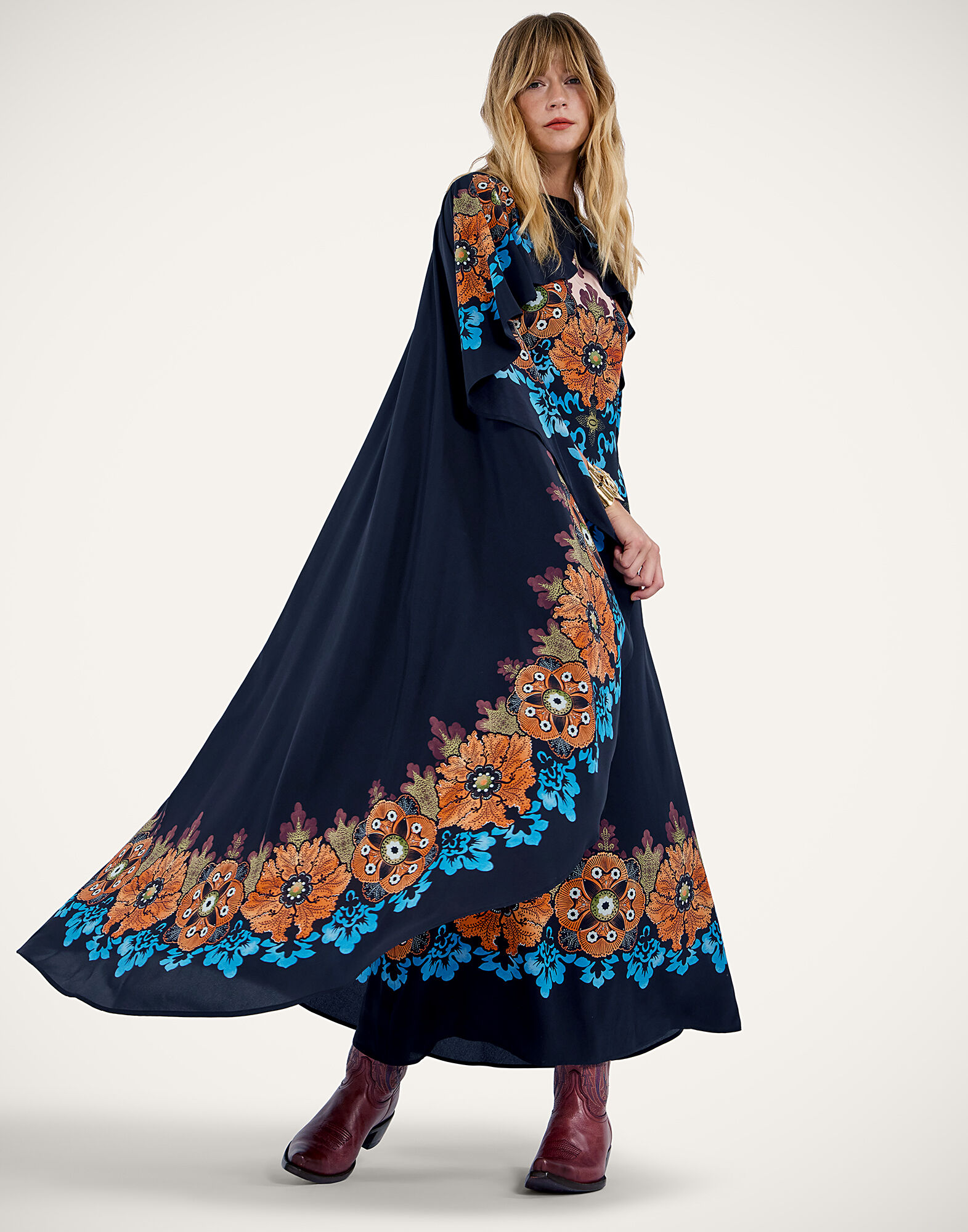 La DoubleJ Magic Dress Bounty Plac&eacute;e Orange DRE0959CRE002BOU01OR02