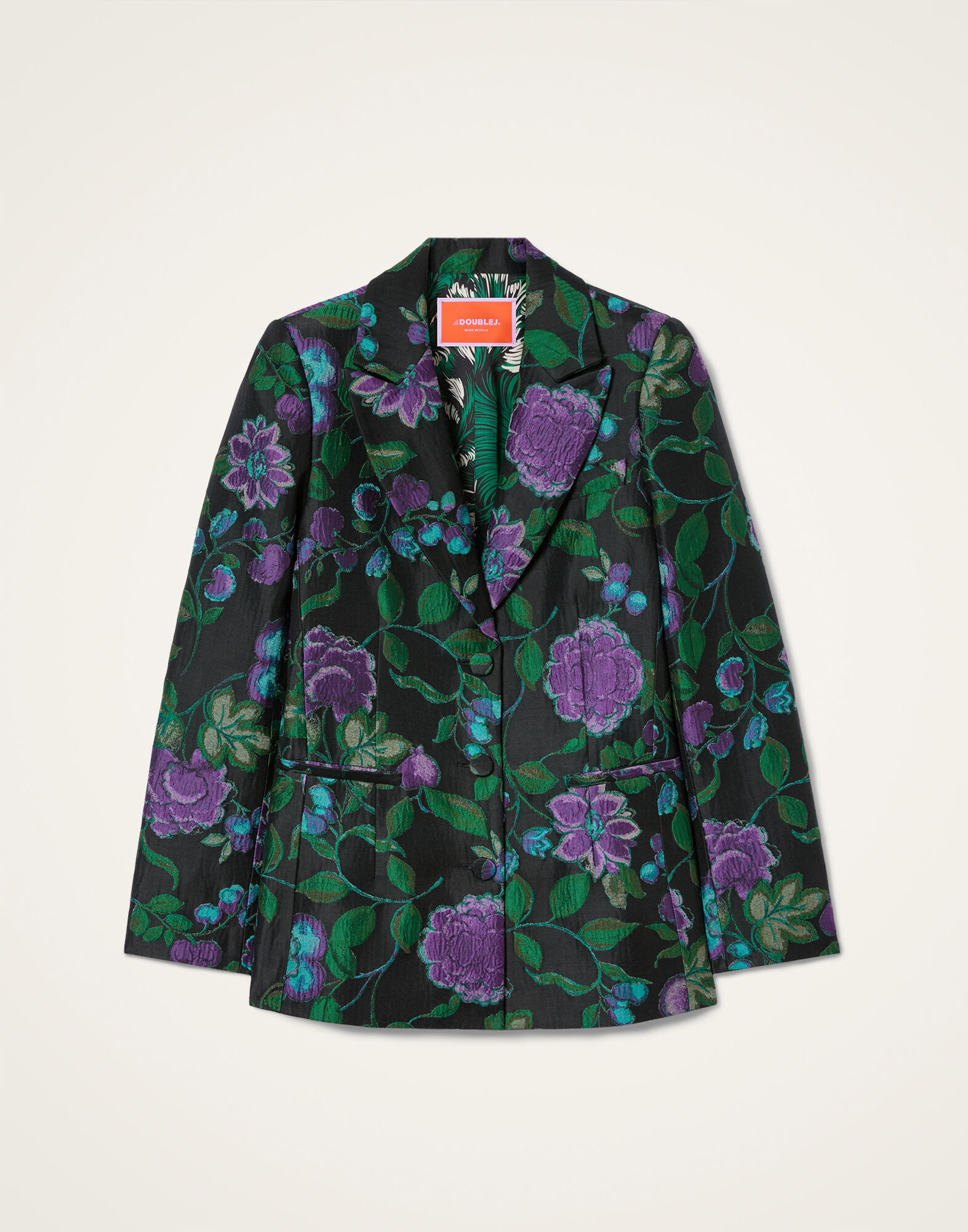 La DoubleJ 24/7 Jacket Bis Botanical Black JAC0063JCQ144BOT01BL01