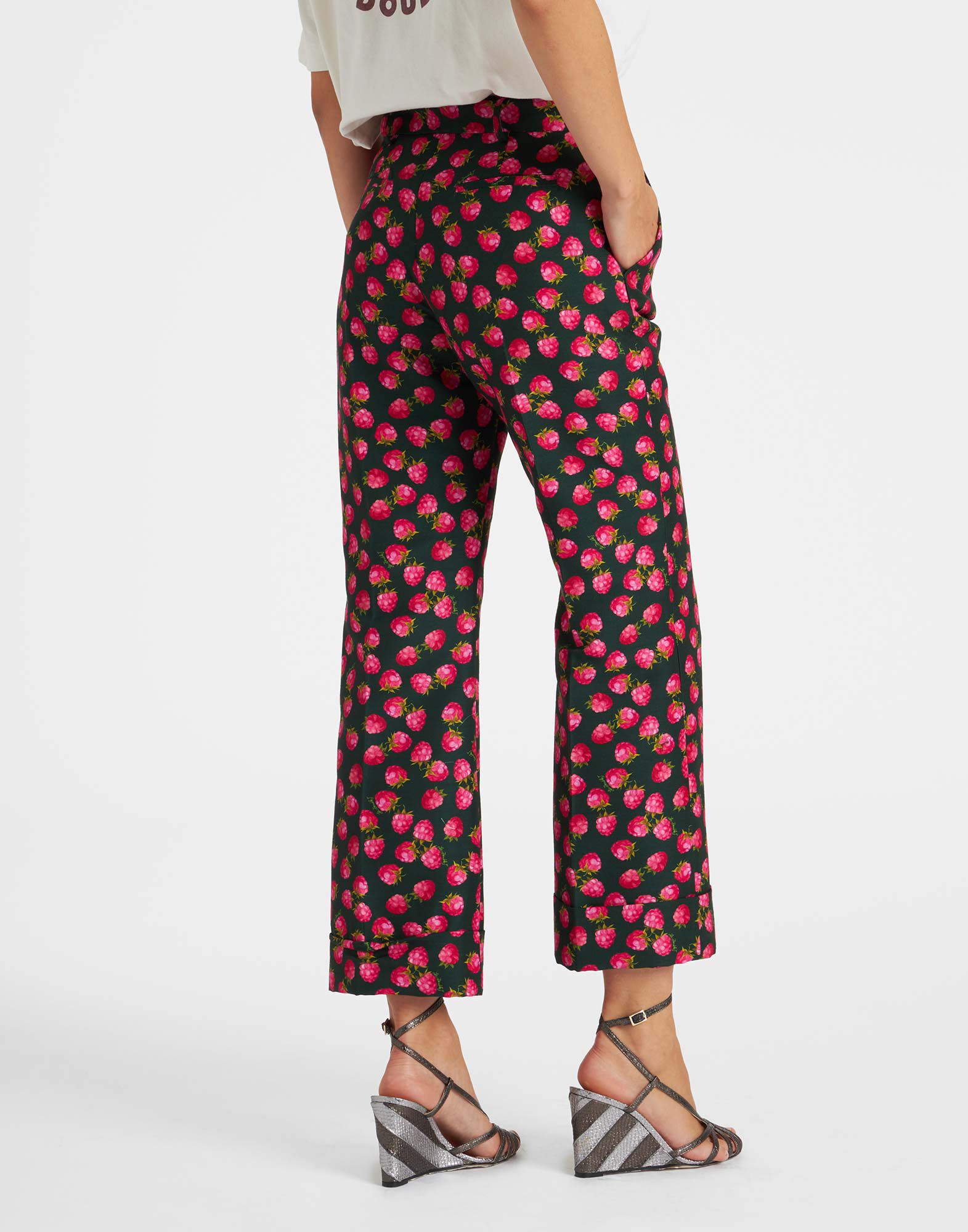 La DoubleJ Hendrix Pants Lampone Mini Emerald TRO0014CAD001FMB02GR04