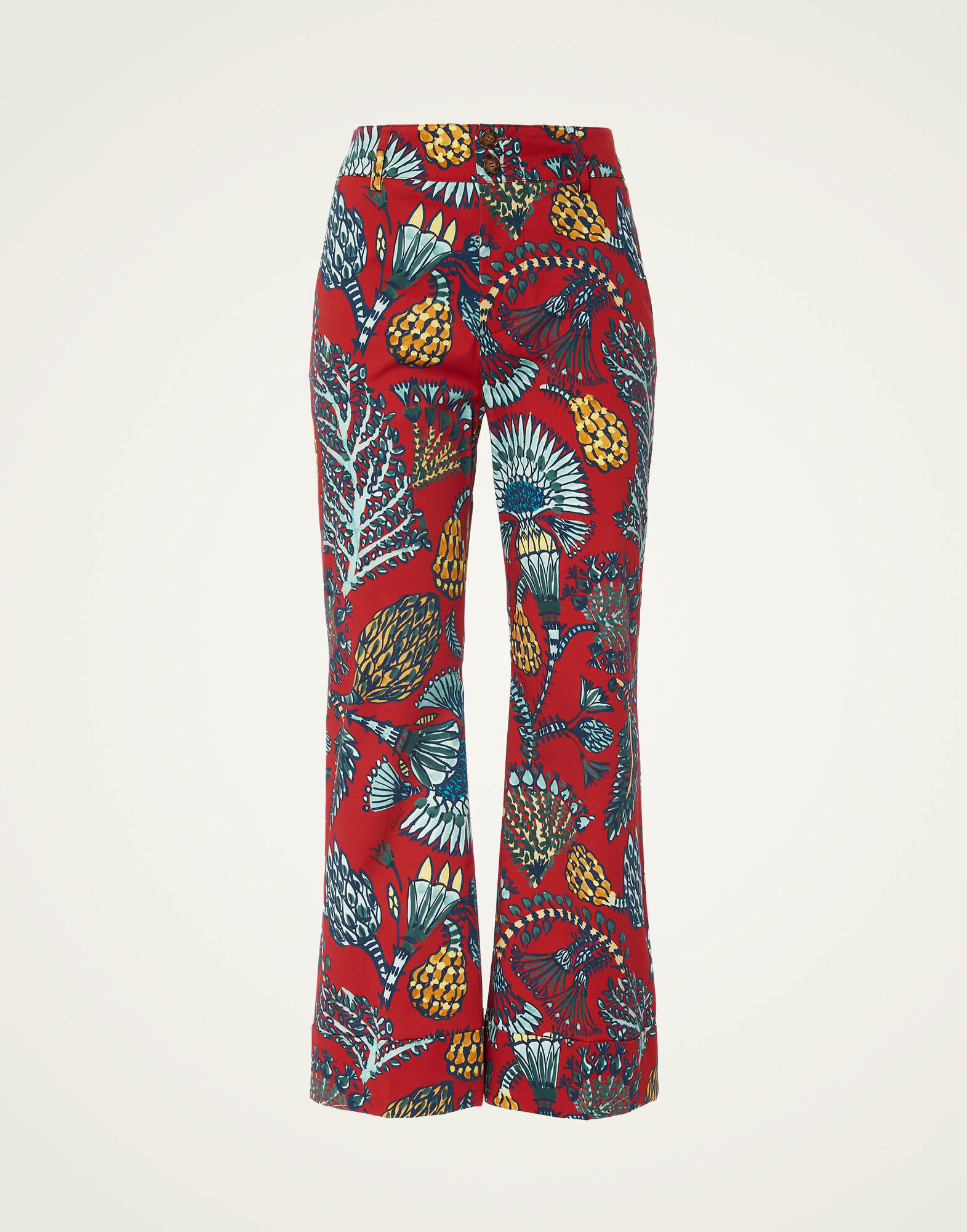 La DoubleJ Hendrix Pants Sicomore Red TRO0014COT006SIC01RE01