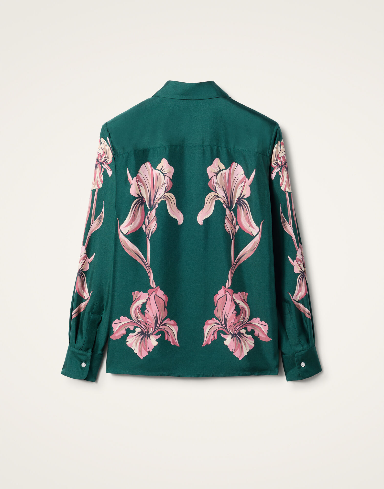 La DoubleJ Boy Shirt Iris Plac&eacute;e Dark Green SHI0040SIL006IRS07GR03