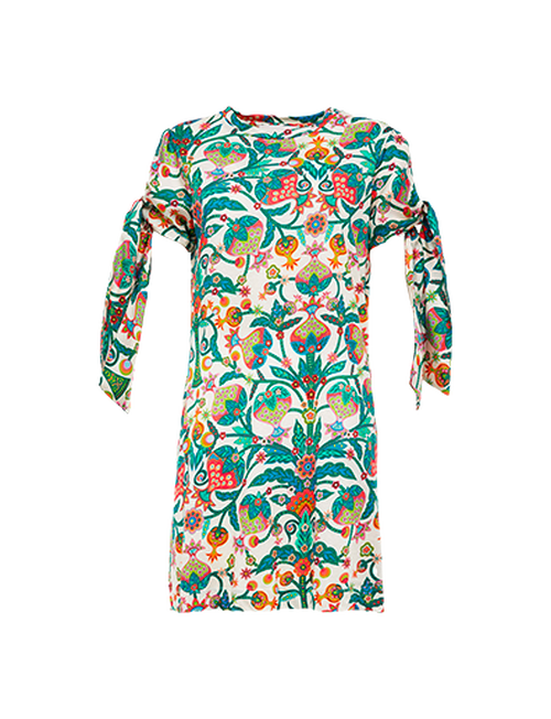 LaDoubleJ Tie Dress Tree Of Life Bianco DRE0241JER002TFL0001