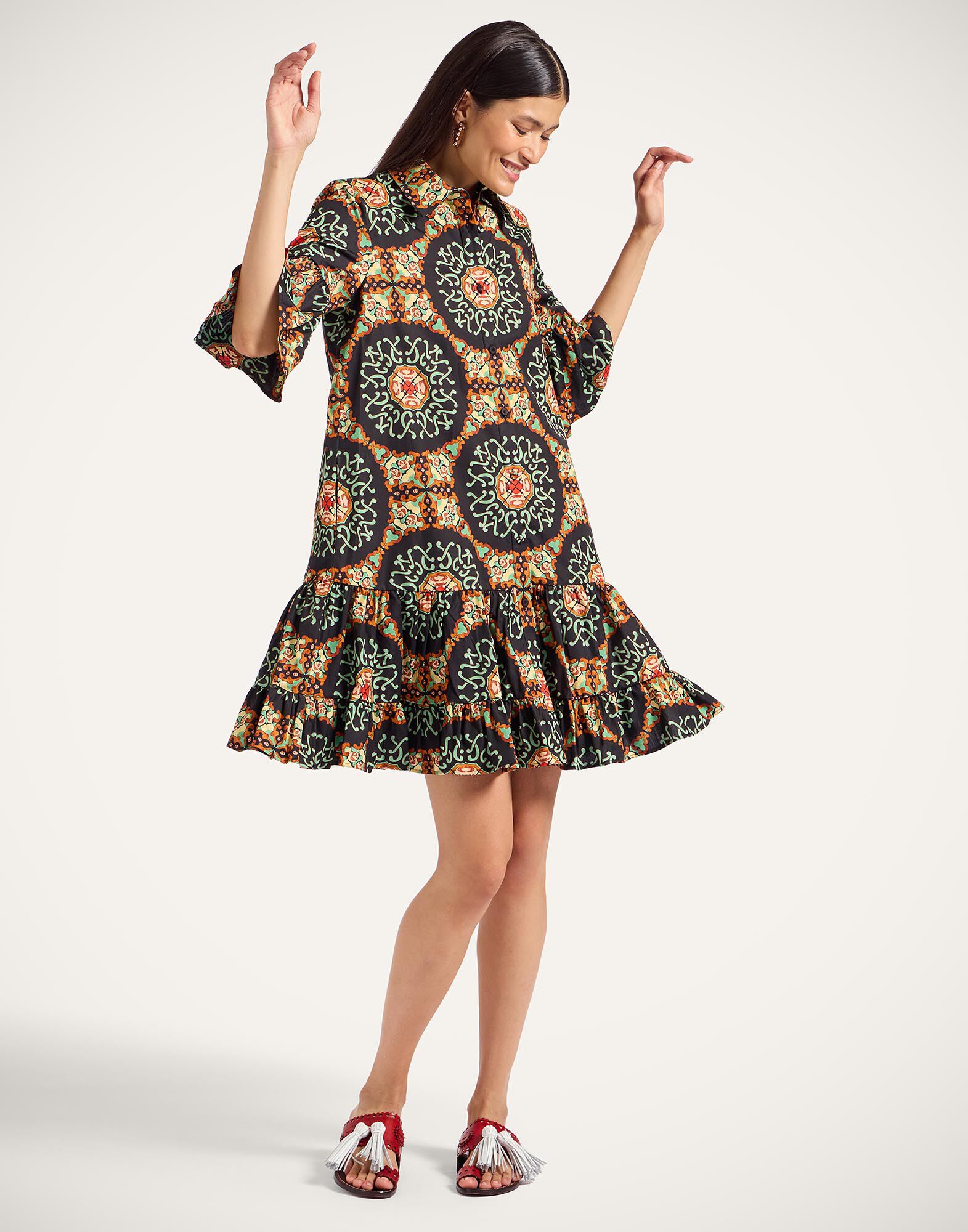 La DoubleJ Choux Dress Ballata Black DRE0193COT039BAL01BL01