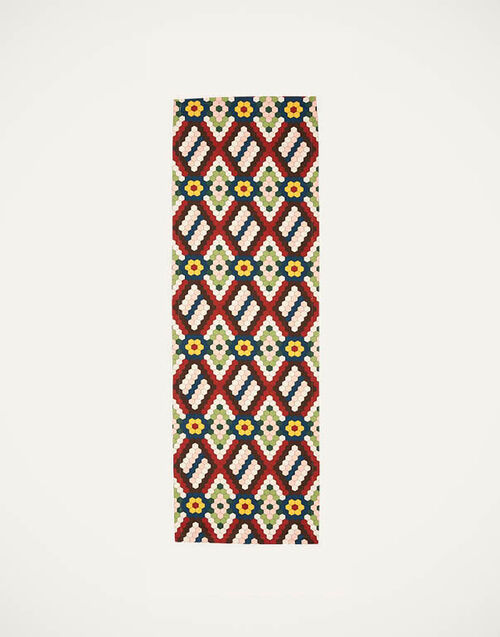 La DoubleJ Herringbone Runner Honeycomb Tiles RUN0001COT040HNT0001