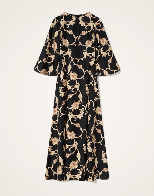 La DoubleJ Belle Kaftan Buttercup Black DRE0985SIL001BTC01BL01