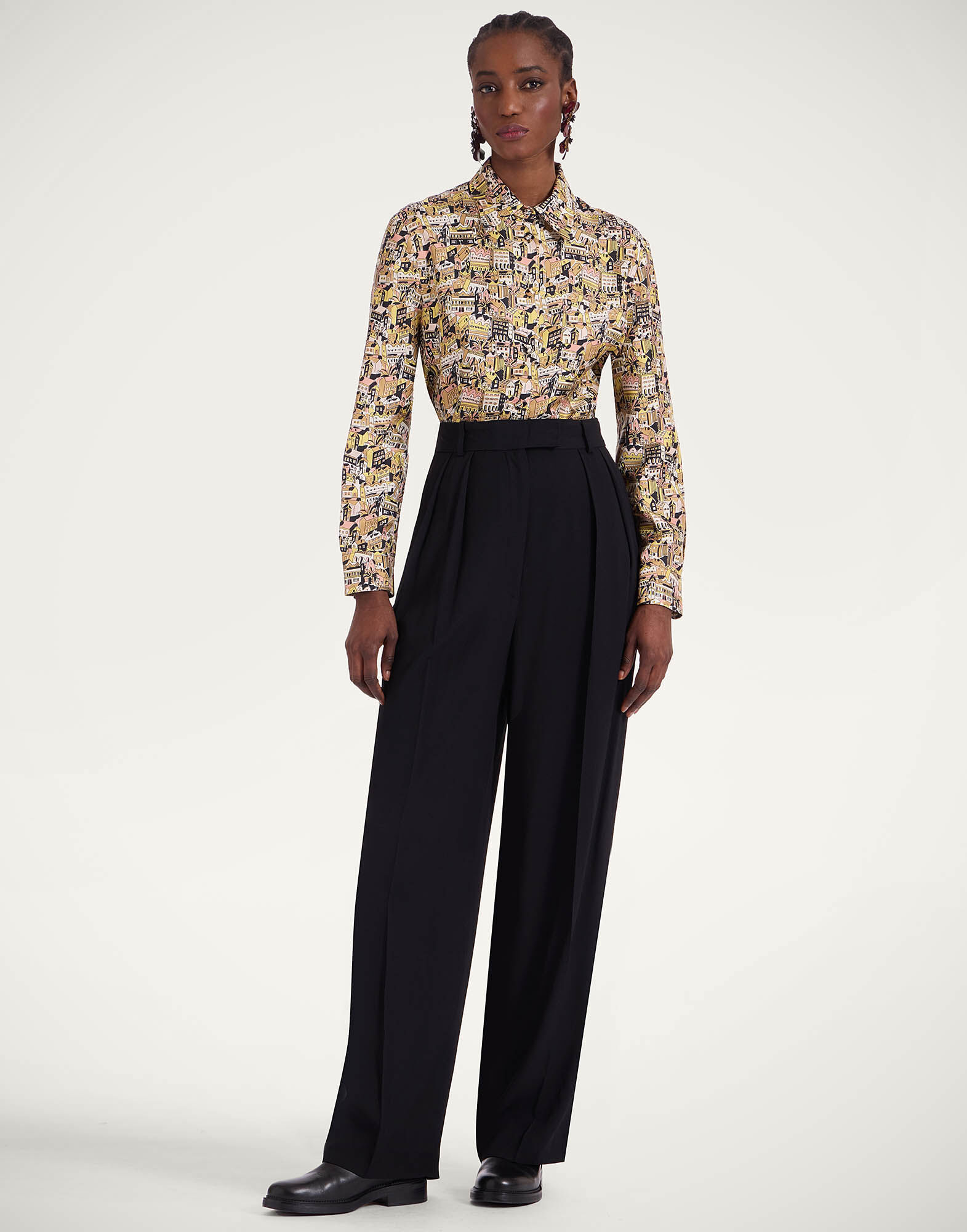 La DoubleJ Boy Shirt Scicli Light Pink SHI0001SIL001CLI01PI02