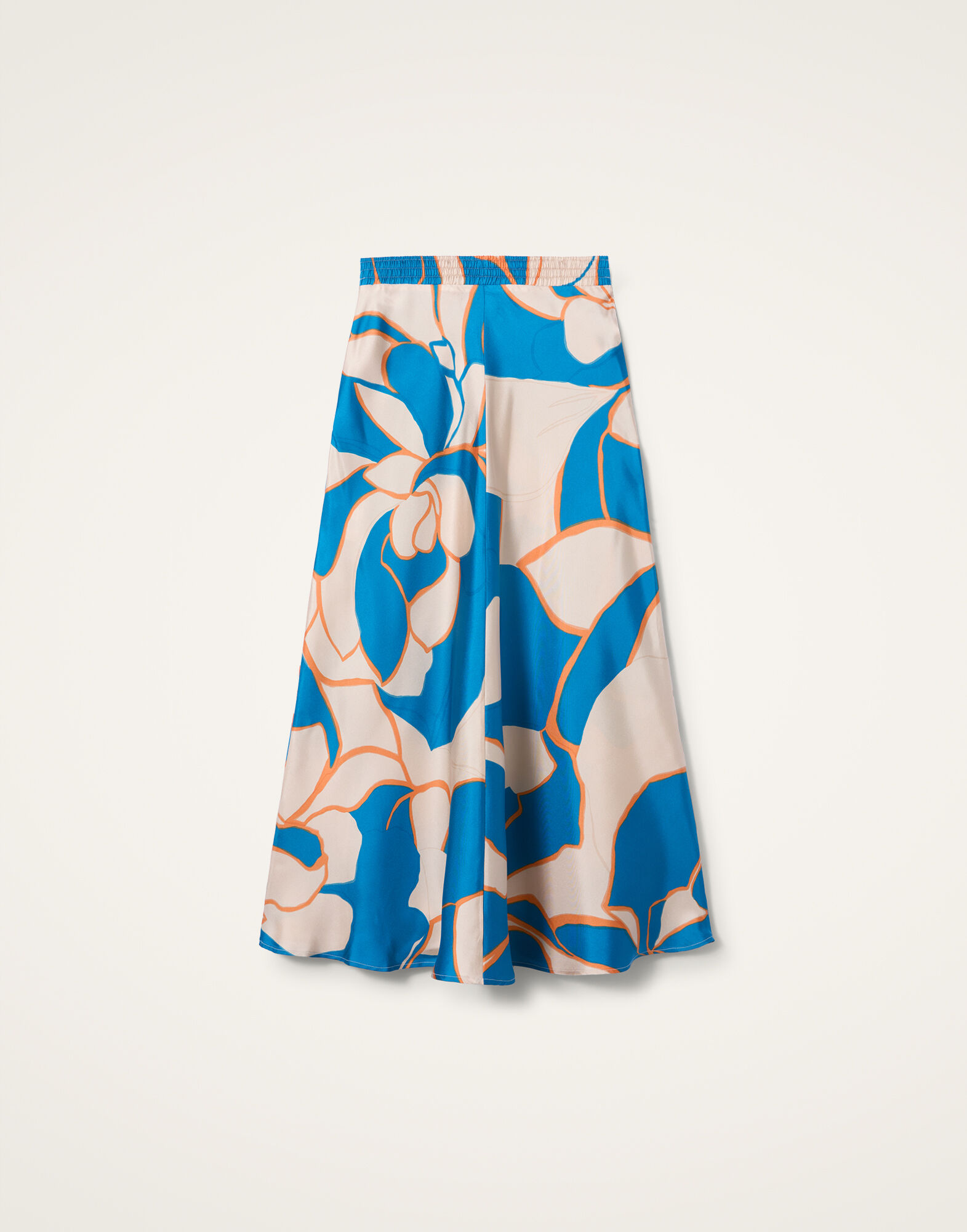 La DoubleJ Lungomare Skirt Dea Dahlia Blue Petrol SKI0089SIL001MGN01BU05