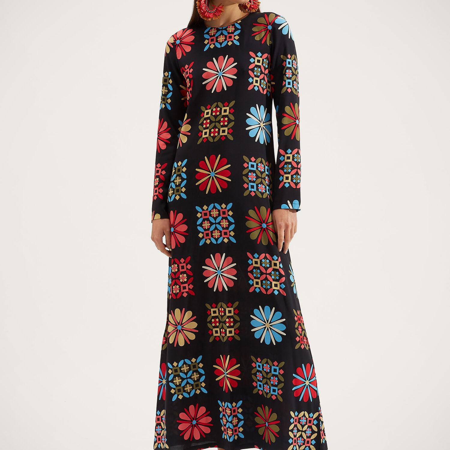 La Double J Long Sleeve Swing Dress