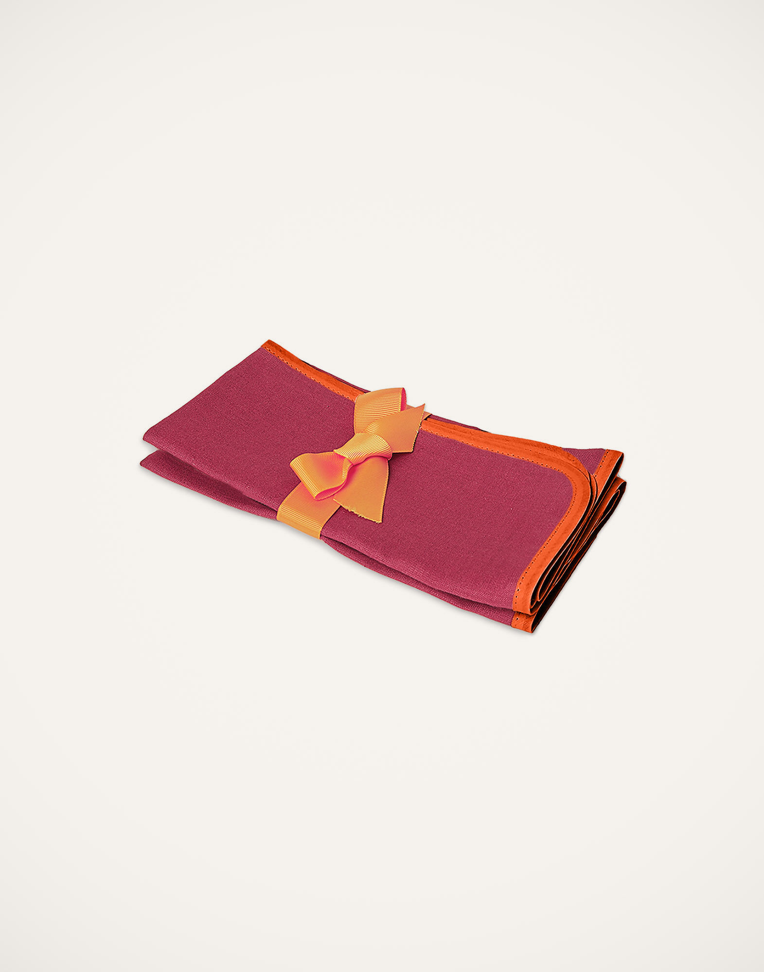 La DoubleJ Large Napkins Set Of 2 Rainbow Raspberry NAP0010LIN006RAI0029