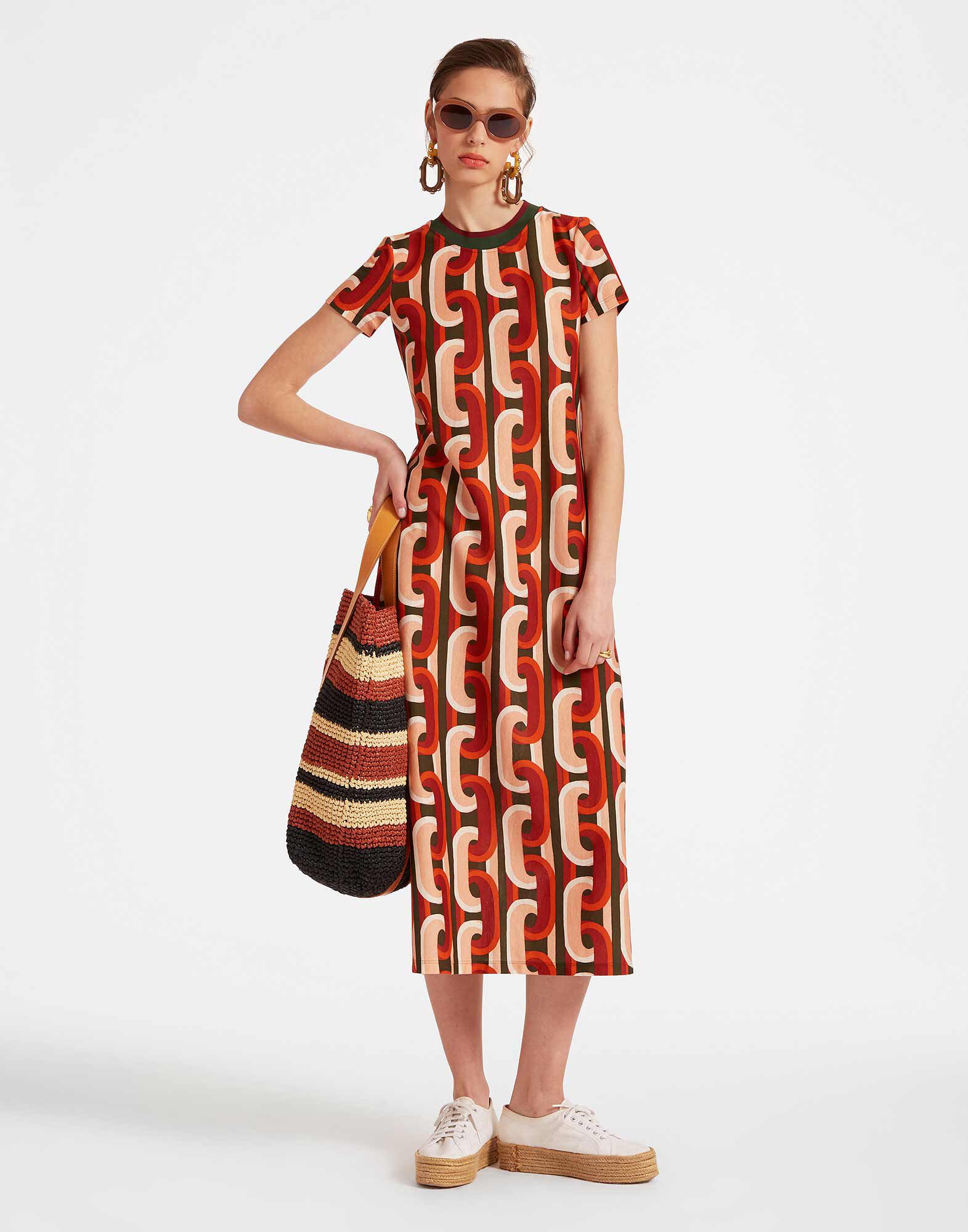 La DoubleJ Sporty Swing Dress Prometheus Pale Pink DRE0247JER002EUS01PI02