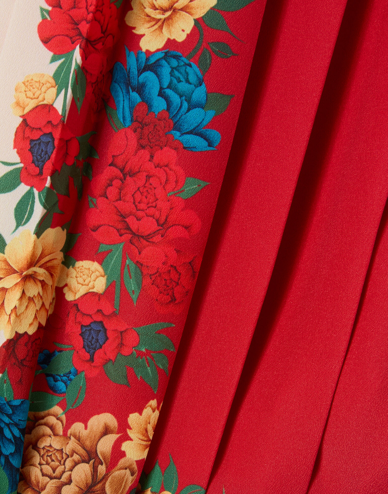 La DoubleJ Accordion Dress Princess Peony Plac&eacute;e Red DRE0991CHF007PPE02RE01