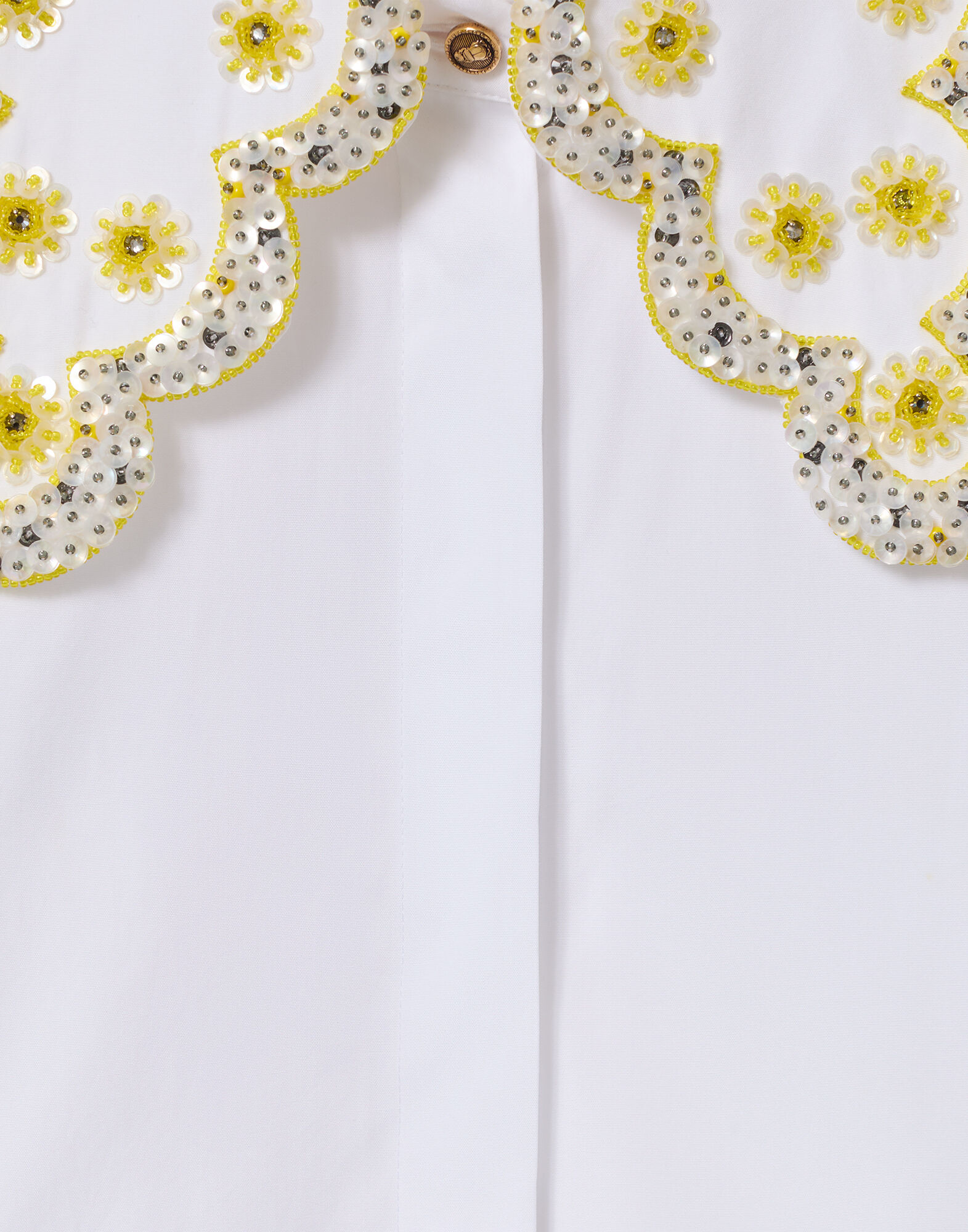 La DoubleJ Pouf Shirt Solid White SHI0169COT064SOLIDWH01