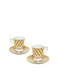 Italian Espresso Coffee & Tea Cups Sets and Saucers
