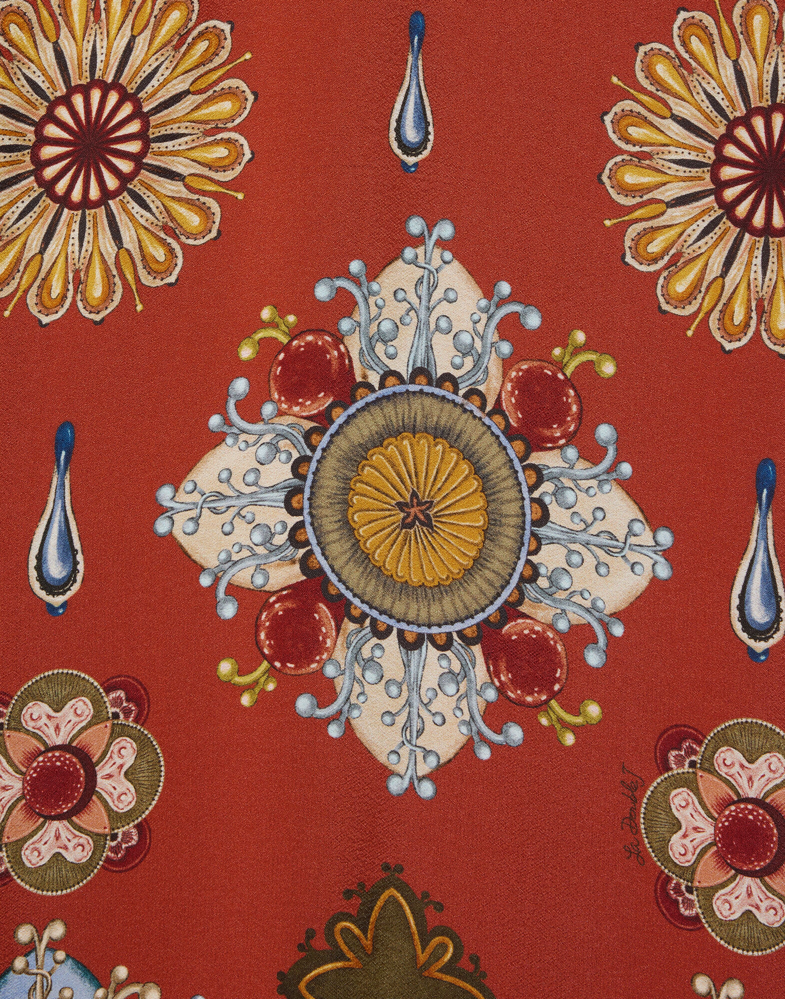 La DoubleJ Diva Dress Nucleus Rust DRE0776VIS019NUC01OR04