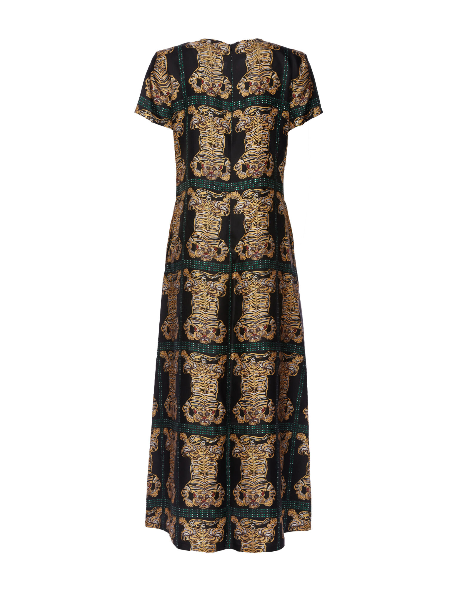 La DoubleJ Swing Dress Tiger Tiles Black DRE0001SIL001TIG0007