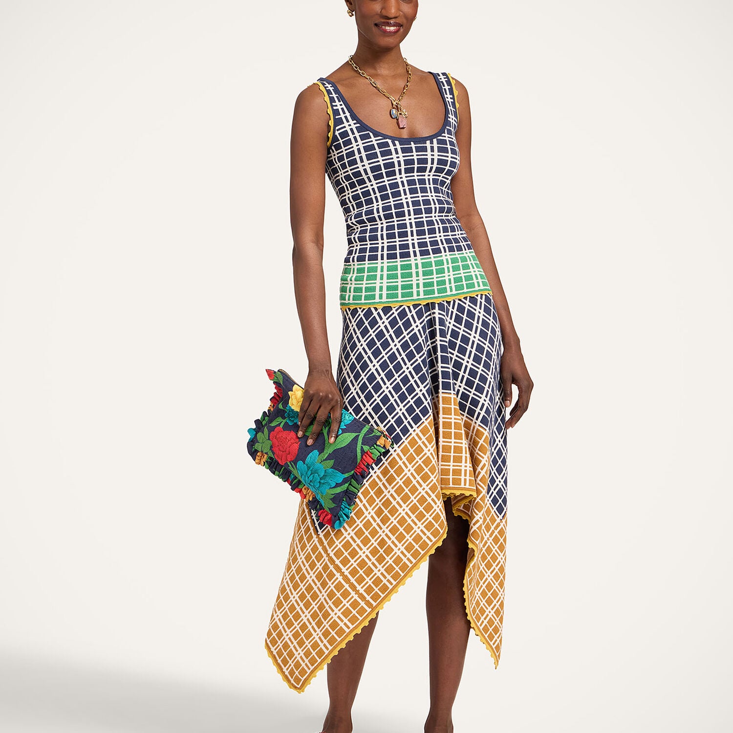 La Double J Check Me Skirt