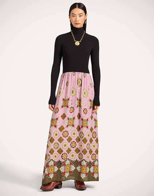 La DoubleJ Lunaria Foulard Dress Nucleus Black DRE0957KNI131NUC01BL01