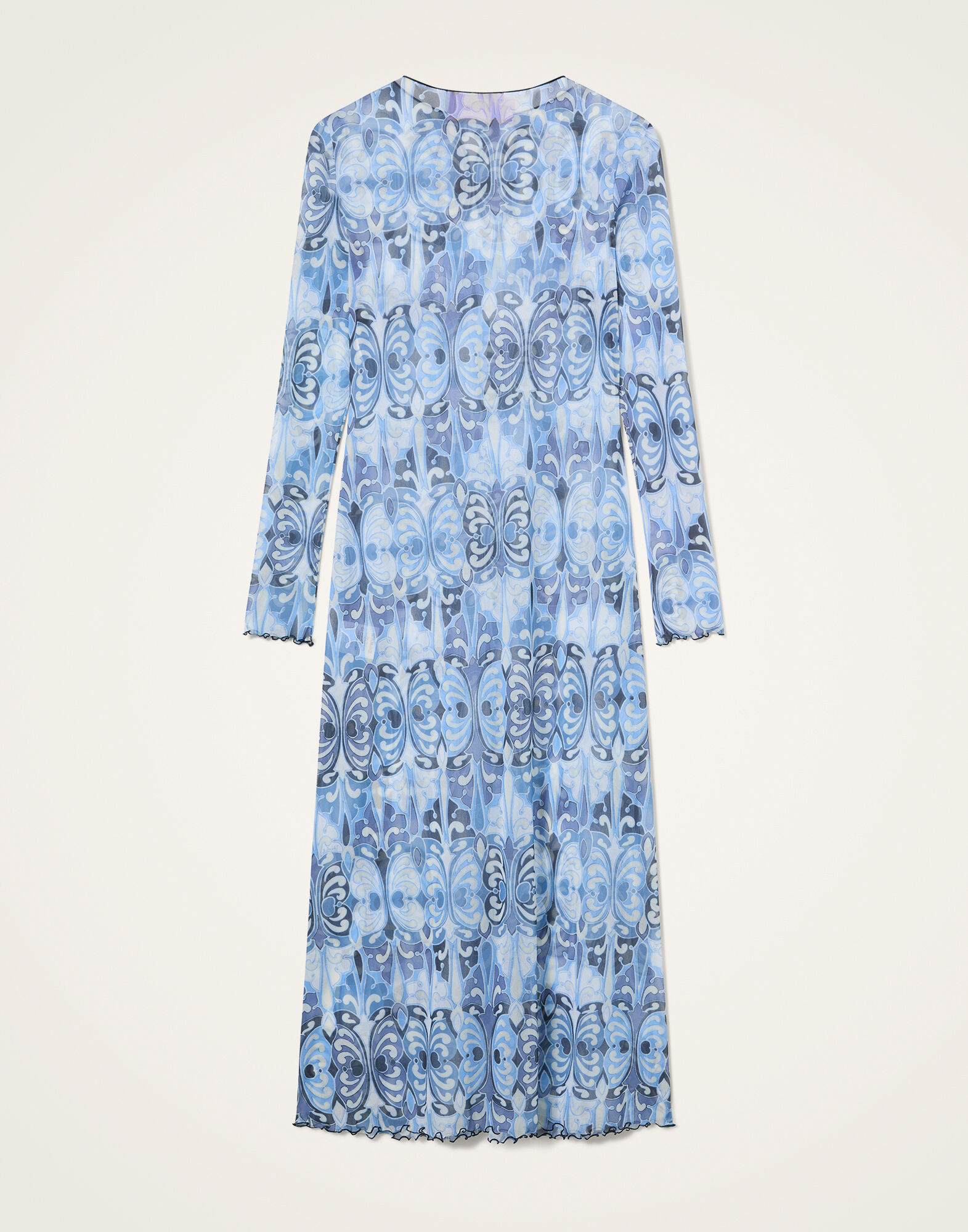 La DoubleJ Slinky Swing Dress Cocoon Blue DRE1104TUL003COC01BU03