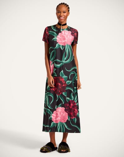 La DoubleJ Dresses Women - Swing Dress Peony Black S 100% Silk La DoubleJ Dresses Women - Swing Dress Peony Black S 100% Silk
