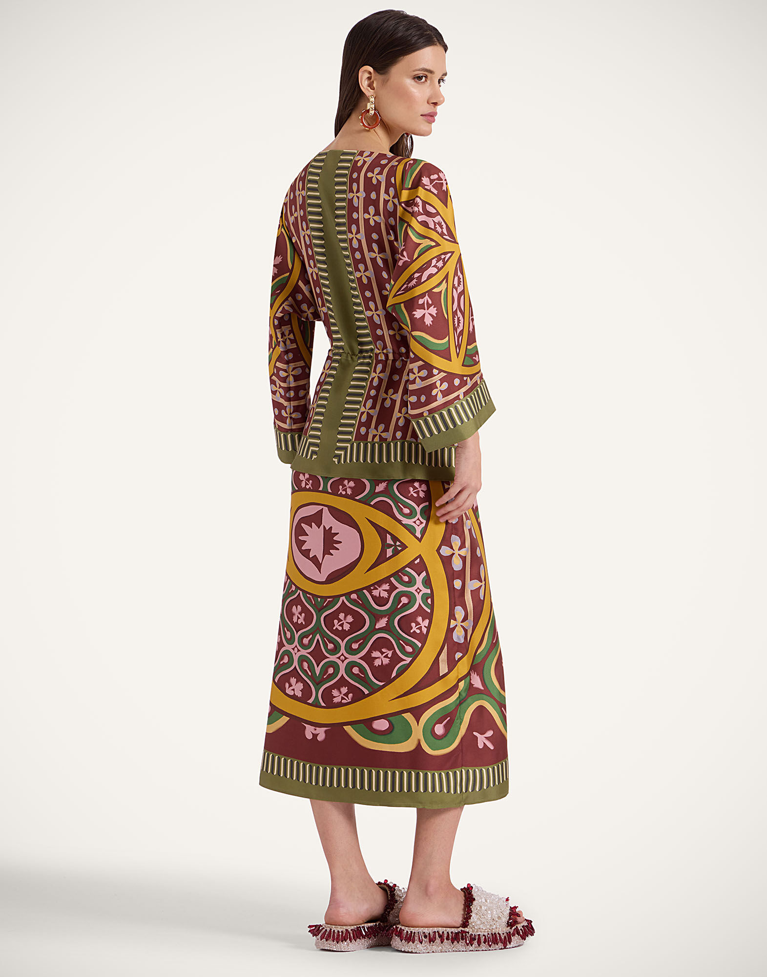 La DoubleJ The Apericena Dress Eclipse Plac&eacute;e Yellow DRE0806SIL006ECL05YE02