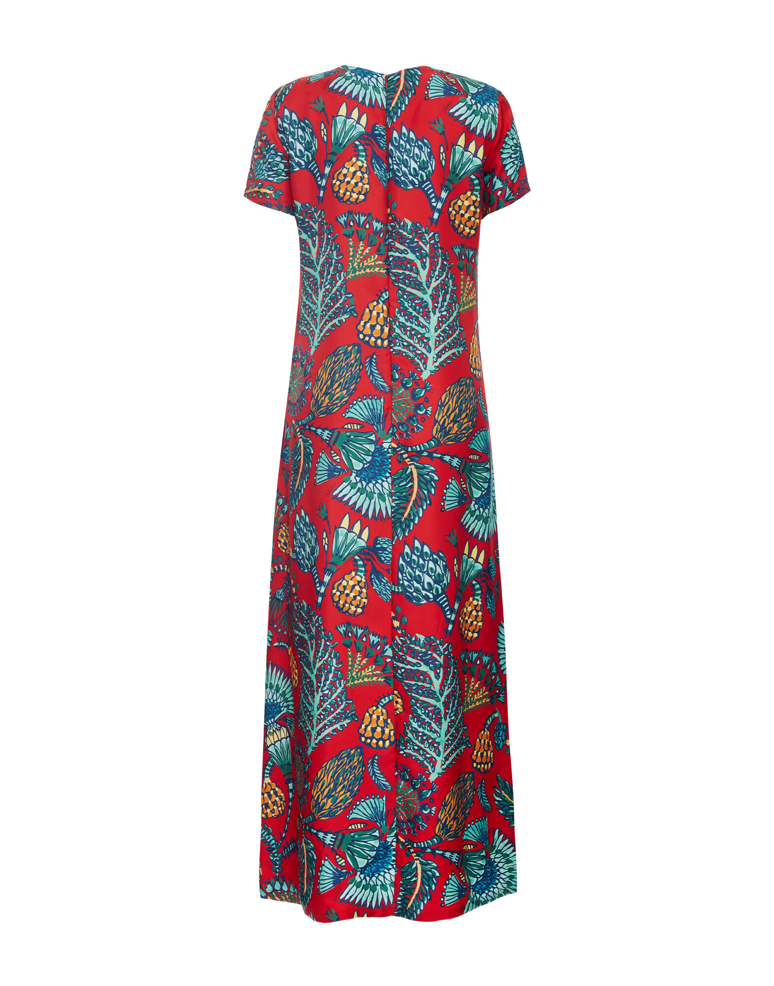 La DoubleJ Swing Dress Sicomore Red DRE0001SIL001SIC01RE01