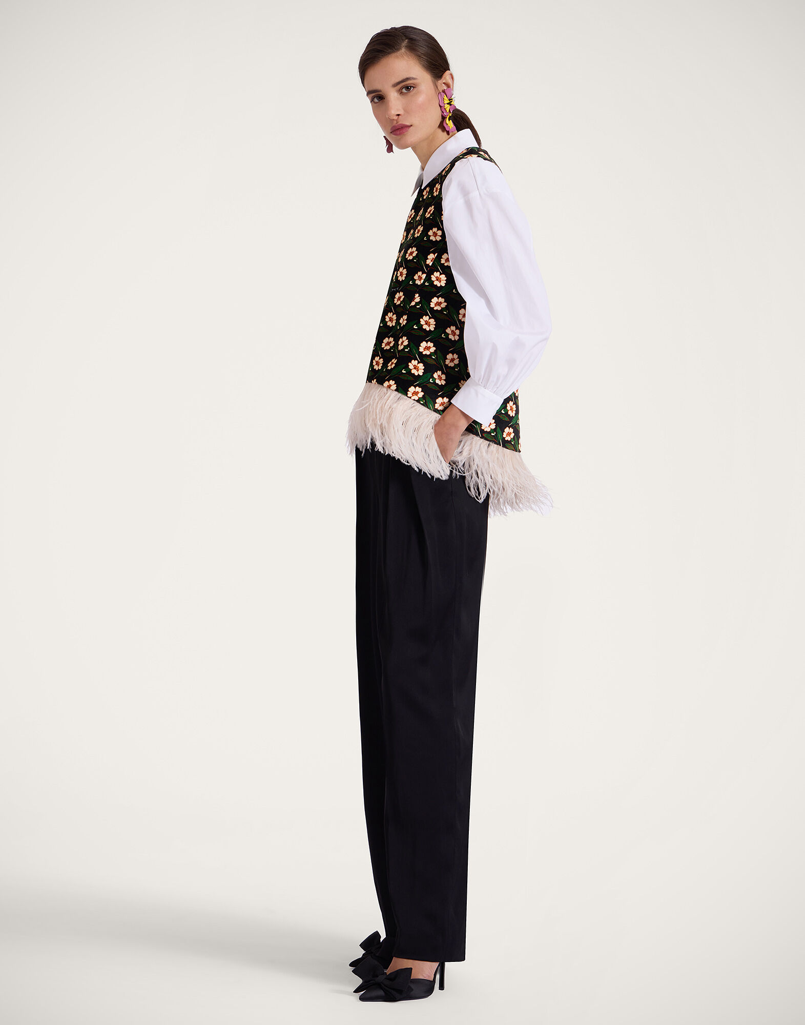 La DoubleJ La Scala Top Mayfair Black TOP0013VEL001MAY01BL01