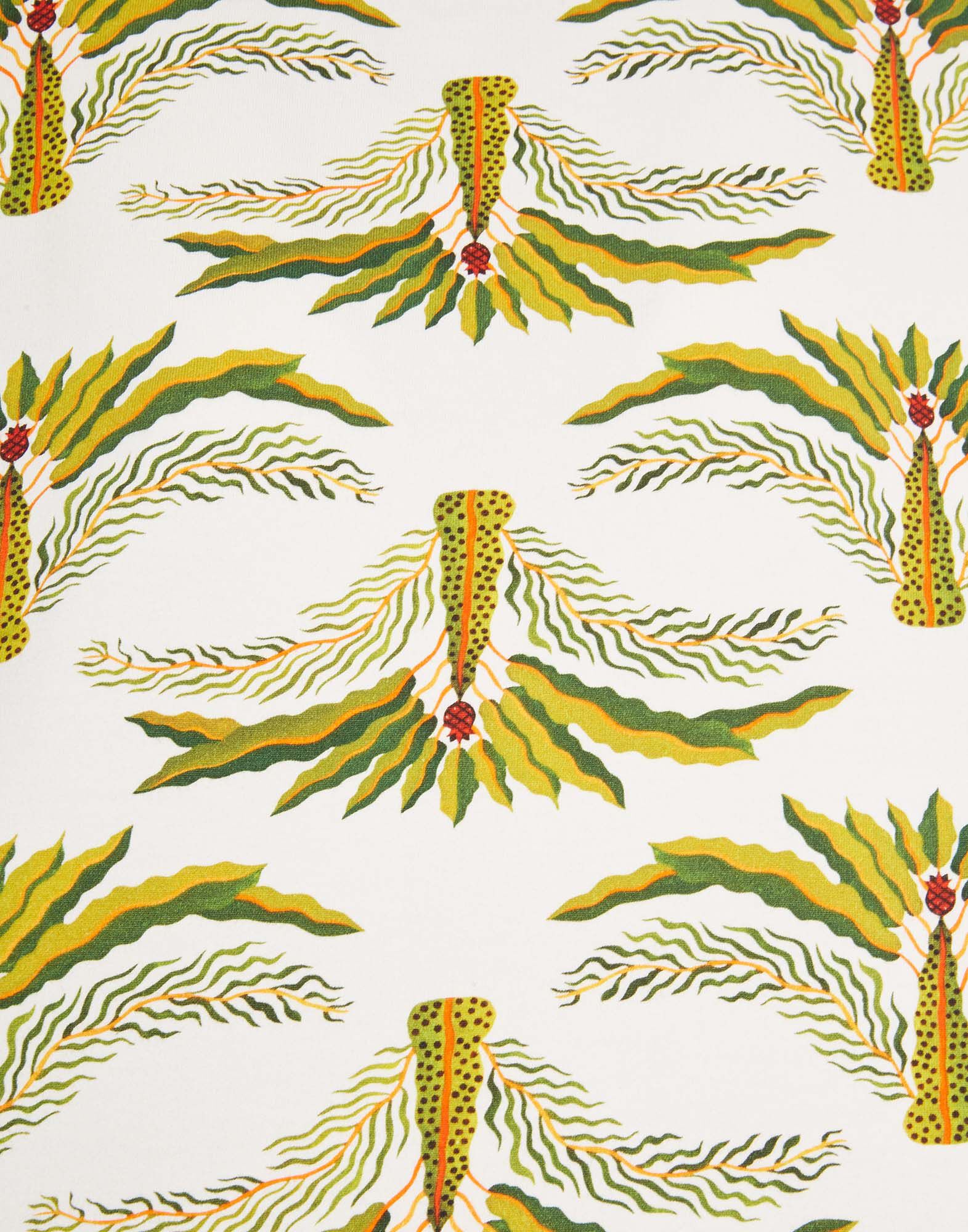 La DoubleJ Meditation Poncho Palme TOP0055JER020PLM0001