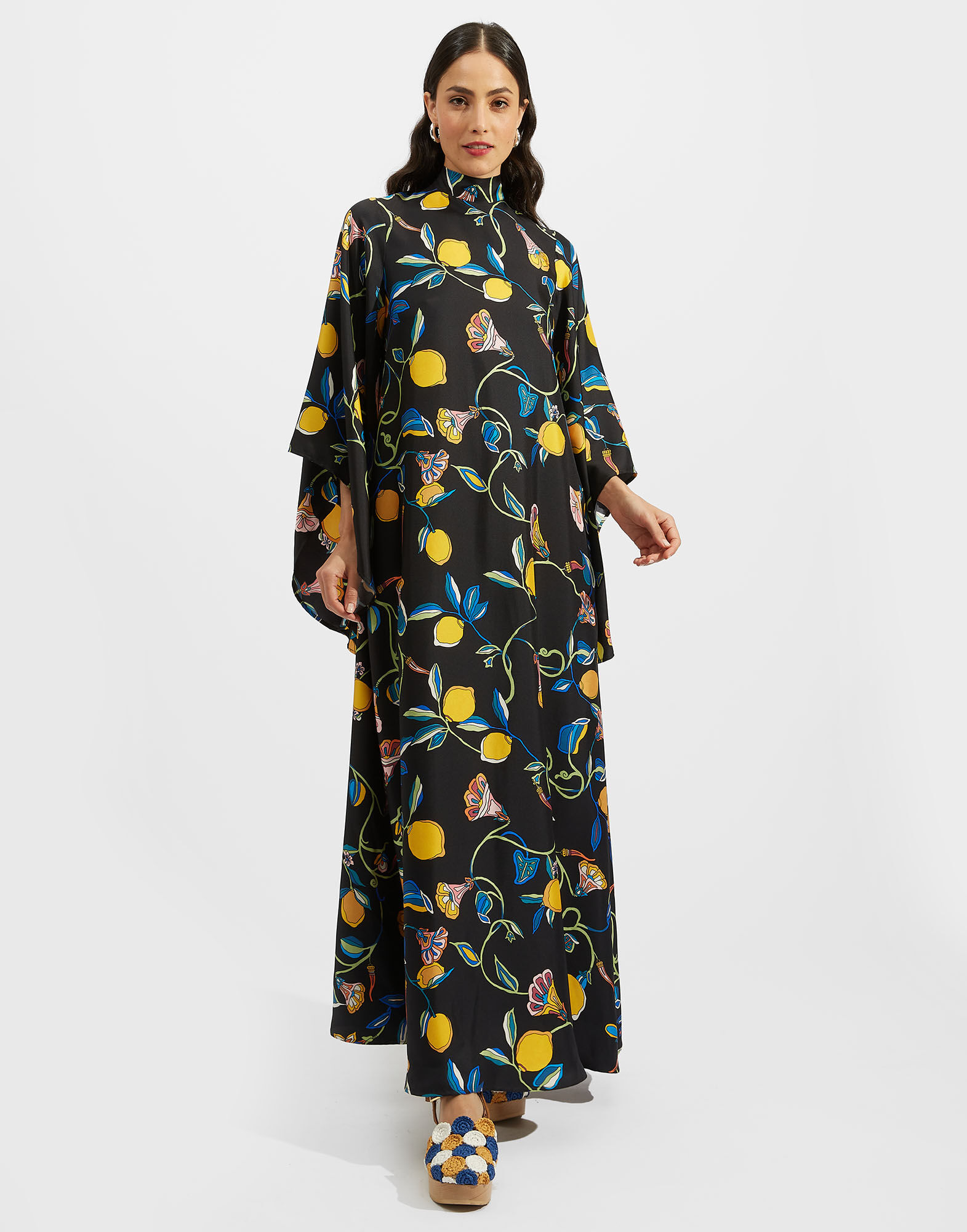 La DoubleJ Magnifico Dress Borboni DRE0212SIL001BRN01BL01