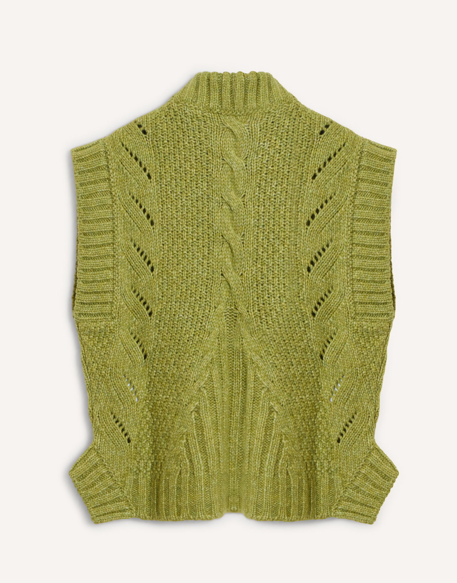 La DoubleJ Cameo Vest Solid Light Green PUL0405KNI215SOLIDGR01