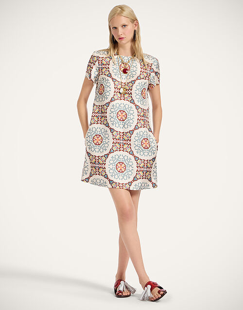 La DoubleJ Mini Swing Dress Ballata Ivory DRE0159SIL001BAL01WH04