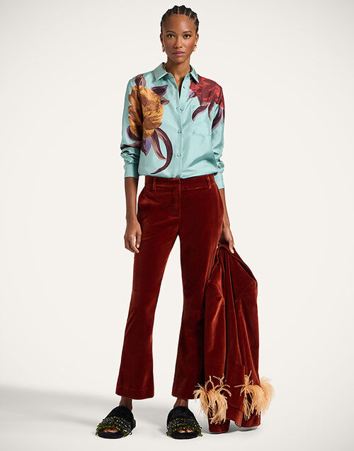 La DoubleJ 24/7 Pants Terracotta TRO0069VEL011SOLIDBR08