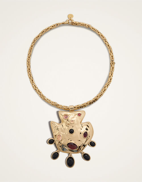 La DoubleJ Super Amulet 24k Gold Plate NEC0030BRA003SOLIDYE05