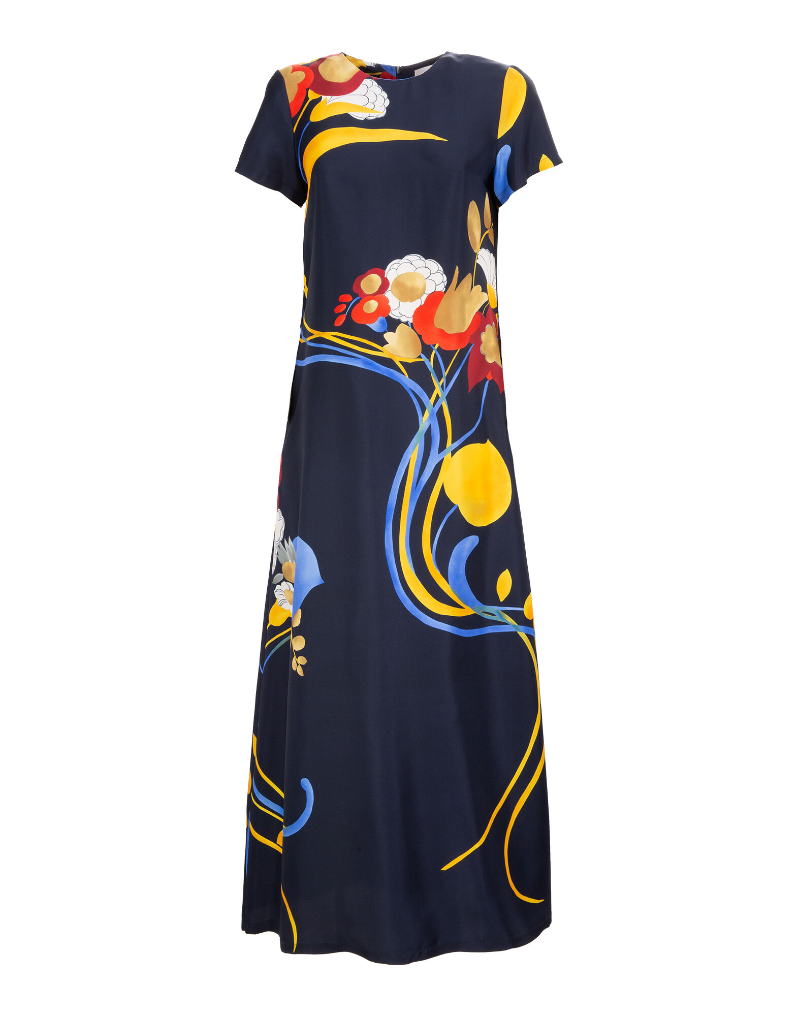 LaDoubleJ Swing Dress Big Mama Flower DRE0001SIL001BIG0001