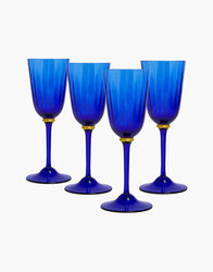 Set of 2 champagne coupe glasses in multicoloured - La Double J