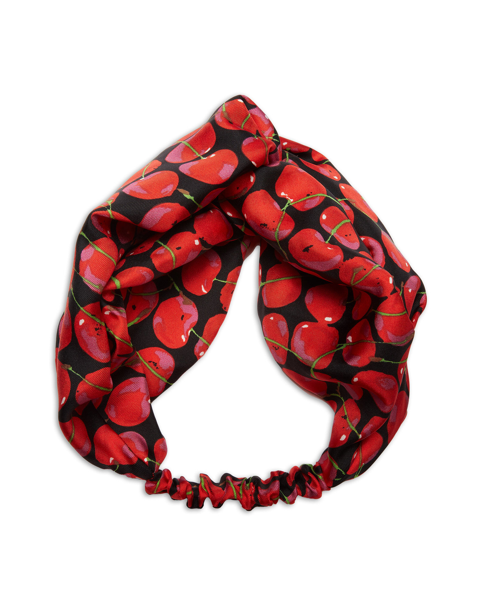La DoubleJ Pinup Headband Black Cherries HEB0001FOD001CHY0003
